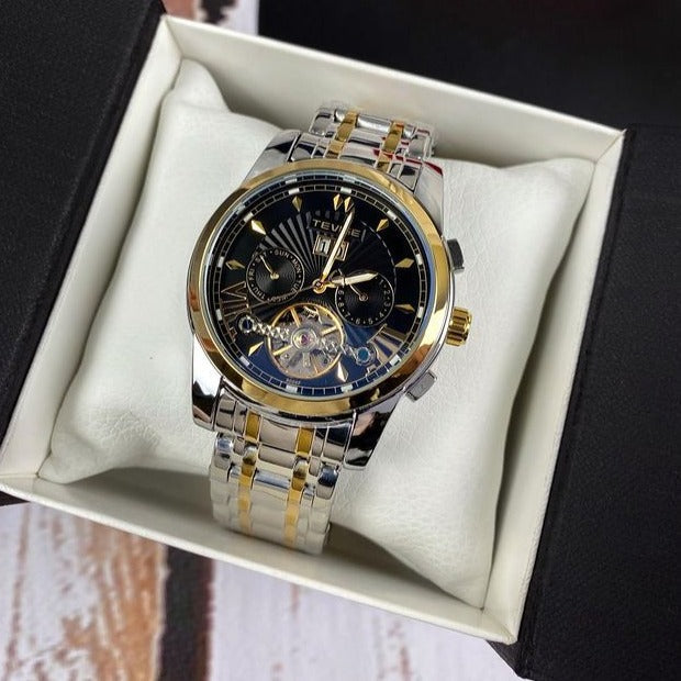 2020 Casual Sport Fashion Waterproof Tourbillon Automatic Men Wrist Watch Top Brand Luxury Mechanical Military Skeleton Watches