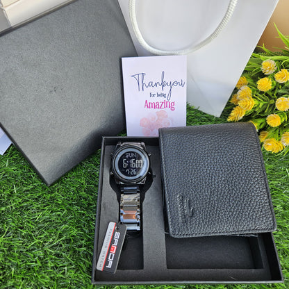 Valentines watch and wallet gents gift set.