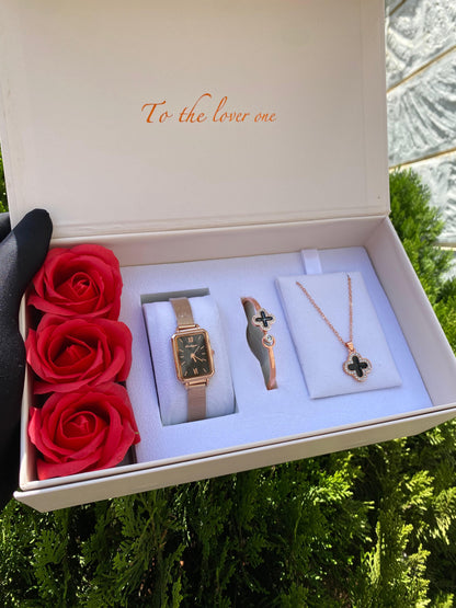 3 in 1 Ladies floral gift set